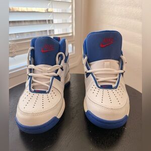 Nike Air Max Courtballistec Mid White Blue Red Vintage 2006 Men’s 8 Tennis